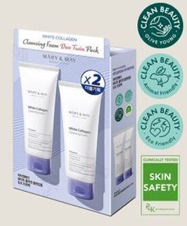 White Collagen Cleansing Foam Duo Twin Pack 2 pcs