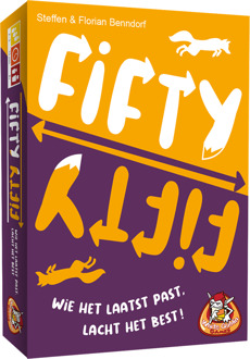 White Goblin Games Fifty-Fifty - Kaartspel