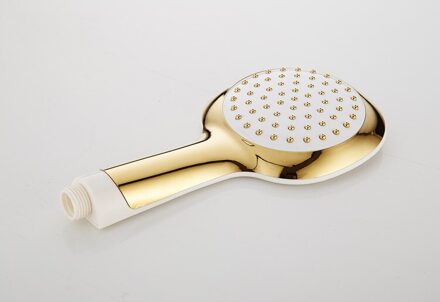 White & Gold Wandmontage Ultradunne Douchekop + Handdouche + 150 cm Srainless Staal Douche waterslang hand- douche