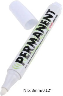 White Marker Pen Paint Oil Car Tire Marker Pen Waterproof Paint Graffiti Pen X6HB
