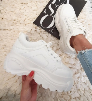 White sneakers, women's platform Sports, trend casual sneaker, women's tennis shoes, fashion footwear