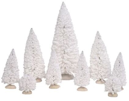 White Tree Set of 9