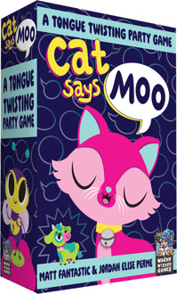 White Wizard Games Cat Says Moo - Party Game