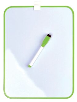 Whiteboard Desq 21.5x28cm + marker groen profiel