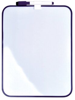 Whiteboard Desq 21.5x28cm + marker paars profiel