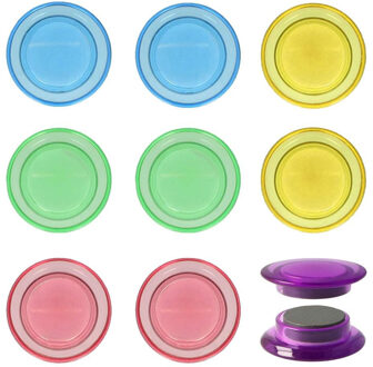 Whiteboard/koelkast magneten extra sterk - 10x - pastel - 3 cm