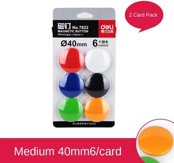 Whiteboard Magnetische Nail Whiteboard Magnetische Gesp Kleurrijke Schoolbord Stickers Magneti Leermiddelen Magnetische Sucker D40mm6pcs