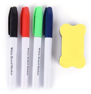 Whiteboard Marker Witte Raad Maker Pen Vloeibare Krijt Uitwisbare Maker Pen Kantoor School Supply Met Whiteboard Gum