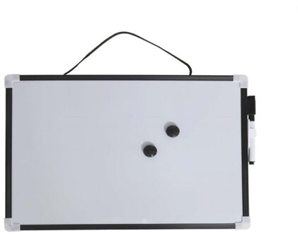 Whiteboard/memobord magnetisch - met marker en magneten - 25 x 35 cm - Whiteboards