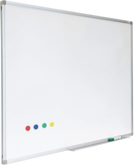 Whiteboard Premium 100 x 150 cm - Emaille - Magnetisch Wit