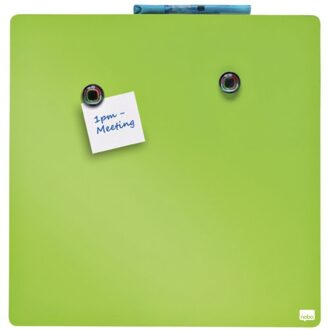 Whiteboard Rexel 36x36cm groen magnetisch Zwart
