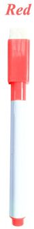 Whiteboard Water Kleur Pennen Magnetische Gum School White Board Nevera Marker Pen Droog Vegen Gum Rubber Borstel Koelkast Rood
