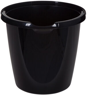 Whitefurze Emmer - 10 liter - Kunststof - Zwart - 29 x 29 x 27 cm