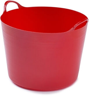 Whitefurze Flexibele emmer - 39 liter - Kunststof - Rood - 43 x 49 x 37 cm