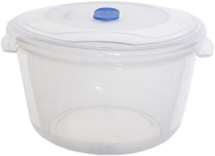 Whitefurze Vershoudbakje/Bewaarbakje - magnetron/vriezer - transparant - kunststof - 1,22 L