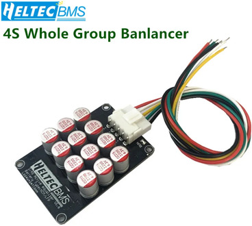 Whole Group Balancer 3S 4S 5A Active Balancer Lifepo4 Lithium Lipo Battery Energy Active Equalizer Fit Capacitor Silicone cable