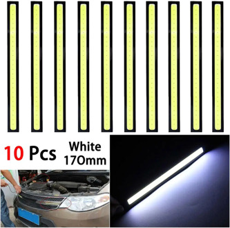 Wholesale 10pcs Waterproof LED COB Car Auto Driving Daytime Running Lamp Fog Light White light bulbs led car lampada dropshipped