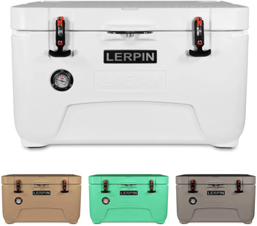 Wholesale 50qt Rotomolded Food Grade LLDPE Ice Cooler Box From LERPIN Factory