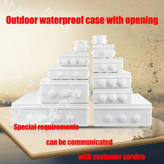 Wholesale ABS Plastic IP65 IP66 Waterproof Junction Box DIY Outdoor Electrical Connection box Cable Branch box
