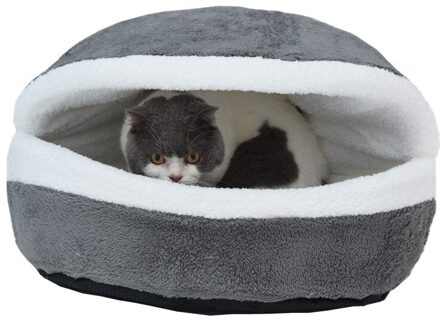 Whpc Pet Cat Bed Huis Hond Bed Kennel Puppy Cave Warm Slapen Bed Winter Warm Bed Voor Katten Kleine Hond huis Voor Katten Producten 002