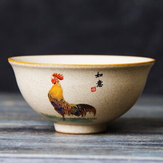 Whyou 1 Stuk 100/110Ml Vintage Wijnglas Theekopje Retro Thee Enkele Cup Kom Relatiegeschenk Drinken Ware Theewaar 110ML C