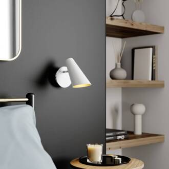 Wibke wandlamp in wit