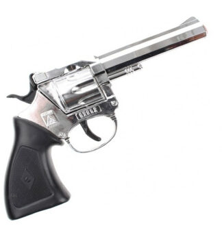 Wicke Euro Caps Cowboy speelgoed revolver - metaal - 100 schots - plaffertjes pistool -verkleedaccessoires