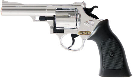 Wicke Euro Caps Cowboy verkleed speelgoed revolver/pistool kunststof 12 schots plaffertjes