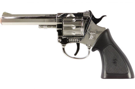 Wicke Euro Caps Cowboy verkleed speelgoed revolver/pistool metaal 100 schots plaffertjes