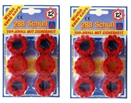 Wicke Euro Caps Plaffertjes - 12 schots - 576 schoten - kogels klappertjespistool - speelgoedpistool munitie