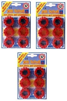 Wicke Euro Caps Plaffertjes - 12 schots - 864 schoten - kogels klappertjespistool - speelgoedpistool munitie