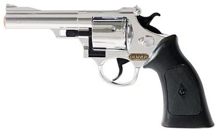 Wicke Euro Caps Speelgoed revolver - 24 cm - voor 12 plaffertjes schoten - pistool - geweer