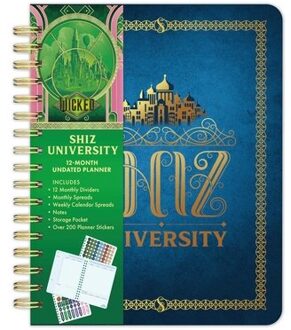 Wicked: Shiz University 12-Month Undated Planner - Insight Editions