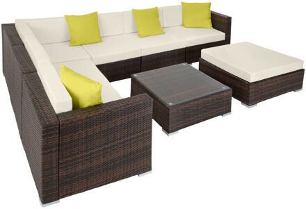 Wicker loungeset Marbella Bruin