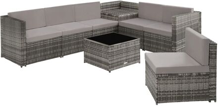 Wicker loungeset Verona Grijs