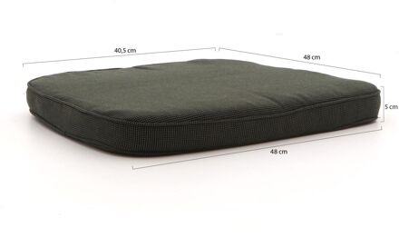 Wicker - Universeel - Rib Black - 48x48 Zwart