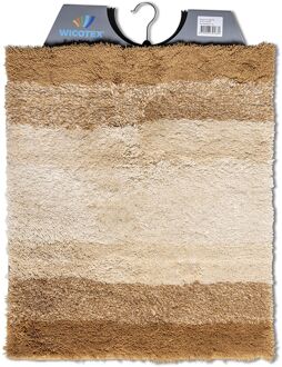 Wicotex-Bidetmat-wc mat-toiletmat regenboog beige-Antislip onderkant