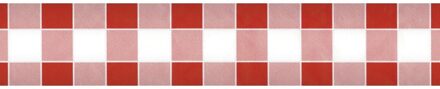 Wicotex Damast papier 1,20x8m ruit rood