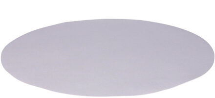 Wicotex Placemats Uni - grijs - rond 38 cm - anti slip laag - Teflon coating toplaag