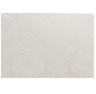 Wicotex Stevige luxe Tafel placemats Amatista wit 30 x 43 cm