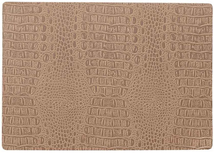 Wicotex Stevige luxe Tafel placemats Coko beige 30 x 43 cm