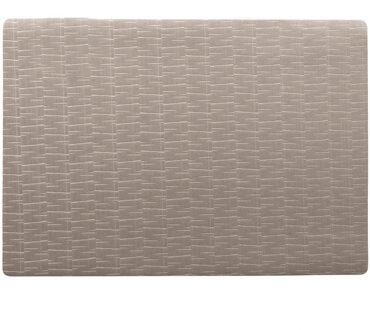 Wicotex Stevige luxe Tafel placemats Jaspe taupe 30 x 43 cm