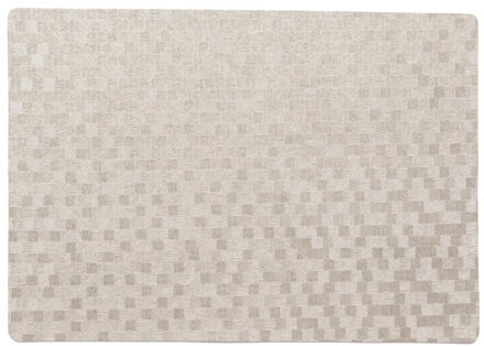 Wicotex Stevige luxe Tafel placemats Stones taupe 30 x 43 cm
