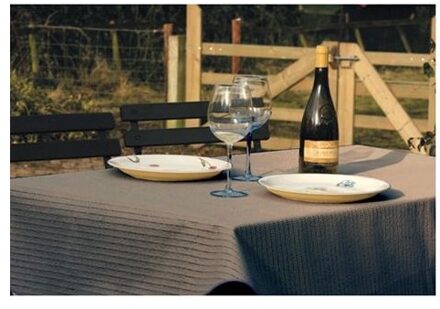 Wicotex Tafelkleed Buiten- Margherita Taupe - 130x160cm