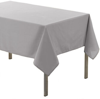 Wicotex Tafelkleed Grijs - polyester - 140 x 200 cm - eettafel tafelkleden - Tafellakens