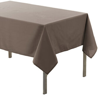 Wicotex Tafelkleed - taupe - 140 x 240 cm - polyester stof - rechthoekig - binnen - tafellaken