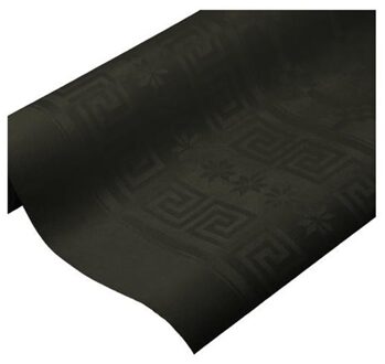 Wicotex Tafelpapier op rol Damast 120cm x 8 mtr. Uni zwart