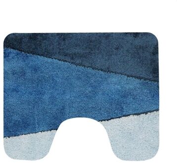 Wicotex Toiletmat Blauw Dijon 60X50cm