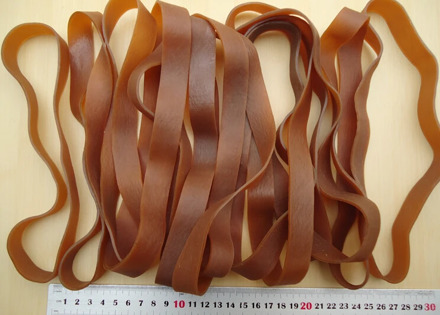 Wide 20mm Brown Elastic Rubber Band Heavy Duty Strong Extra Large Industrial Rubber Tie 2/10/30pcs You Choose Quantity