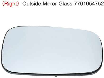 Wide-angle Rearview Mirror Clear Slim Blind Spot Left Mirror Glass Rearview Mirror Glass Universal Car Adjustable